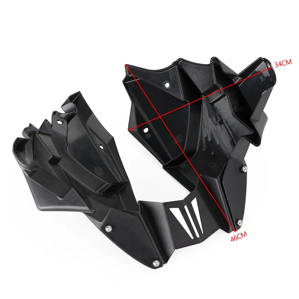 Ermax Belly Pan Lower Engine Side Fairing for Yamaha MT-09/SP (2021–2023) Black
