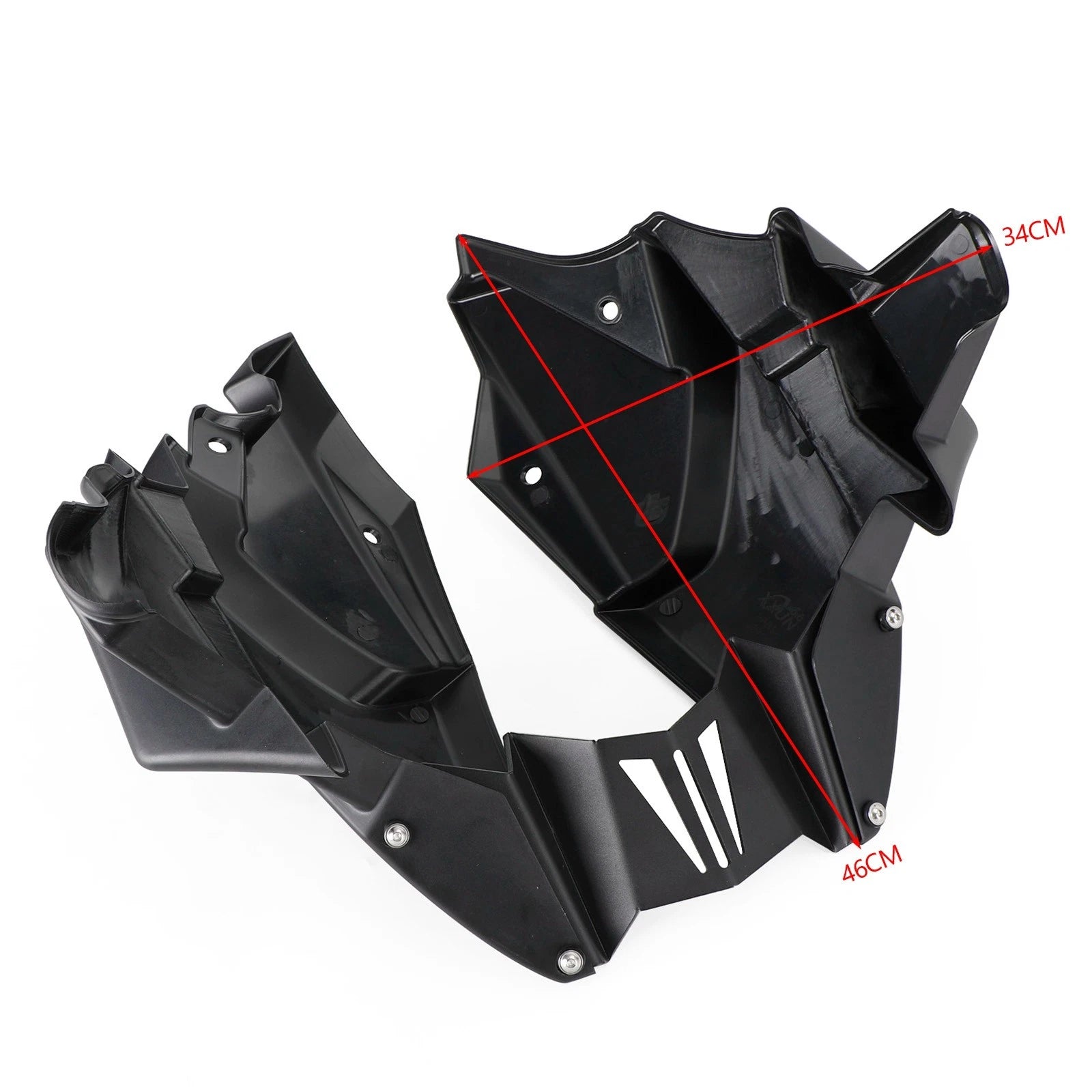 Ermax Belly Pan Lower Engine Side Fairing for Yamaha MT-09/SP (2021–2023) Black