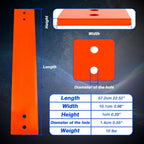 Heavy Duty Front Weight Kit for Ariens Snow Blowers (24"-36") 72406500
