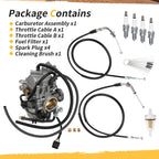 Carburetor for Honda Shadow Aero 750 VT750C (2004–2009) 16100-MEG-033 w/ Cable Set