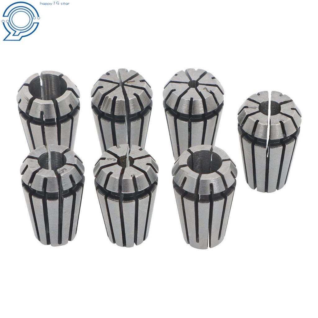 7 Piece Collet Set ER11 1mm 2mm 3mm 4mm 5mm 6mm 7mm CNC Tool