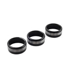 Set of 4 AC Climate Control Knob Ring Covers for Subaru Forester XV Crosstrek WRX (2013–2021)