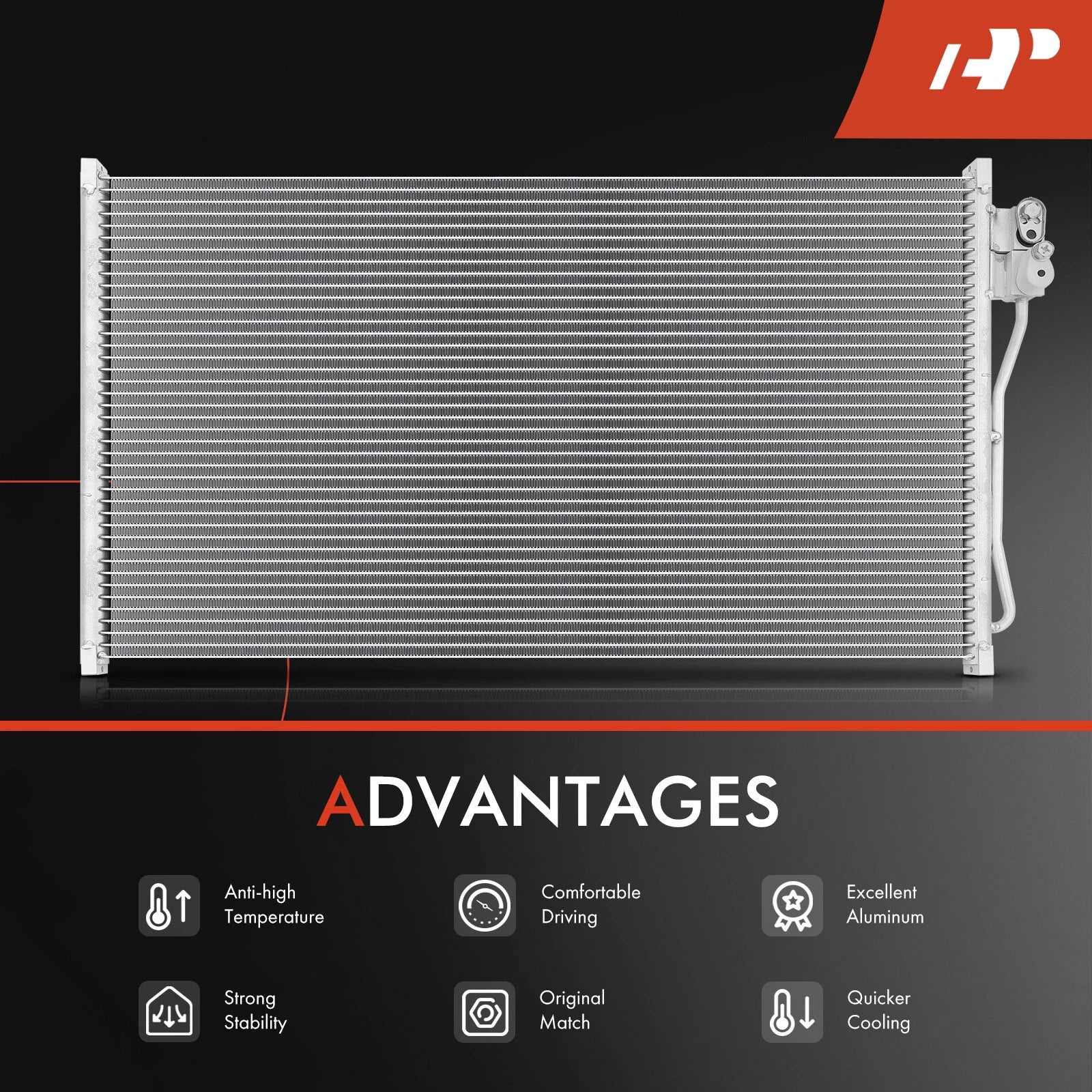A/C Condenser for Ford Mustang (1999-2004)