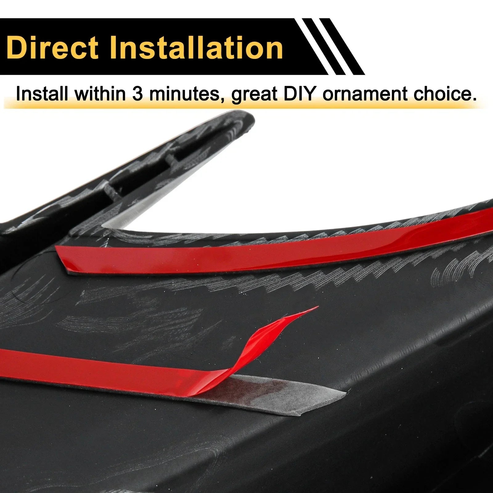 Pair Rear Bumper Spoiler for BMW 3 Series G20 330i 330e M340i (2019-2022)