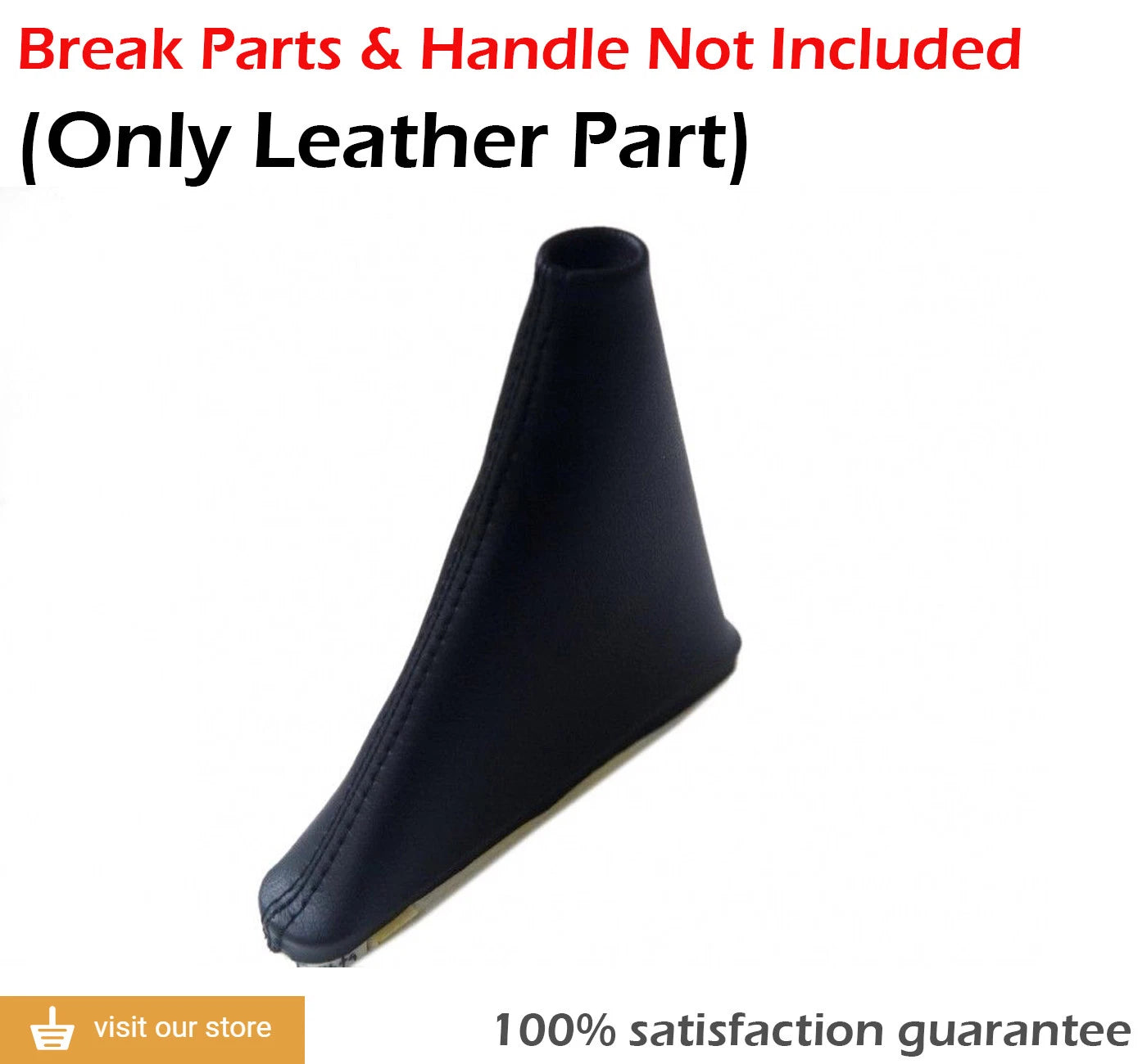 E Brake Boot Cover for VW Beetle (2012–2019) Black PVC Leather