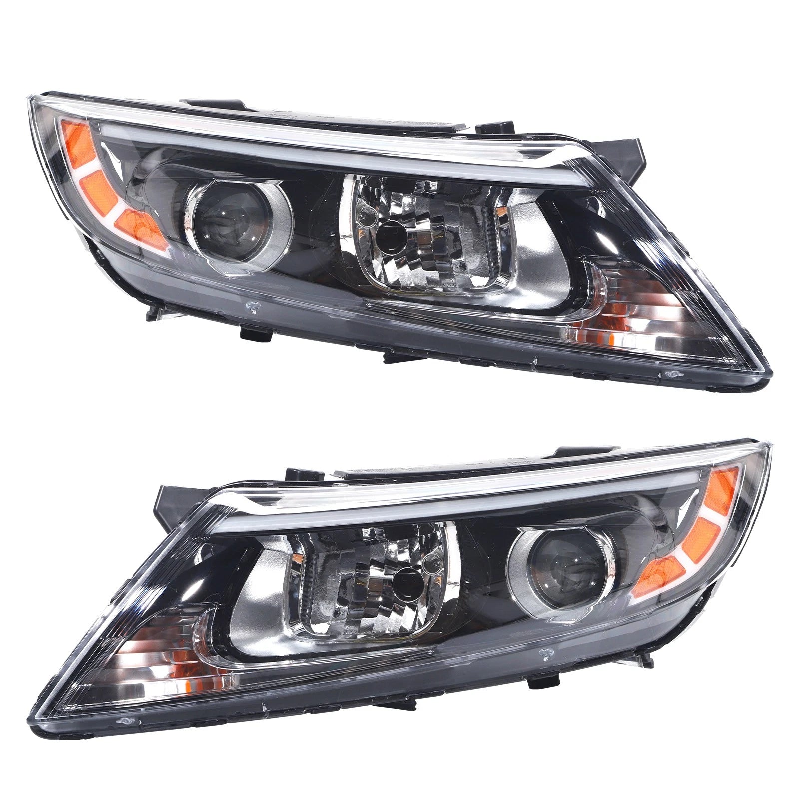 Halogen Headlight Projector Pair for Kia Optima (2014–2015)