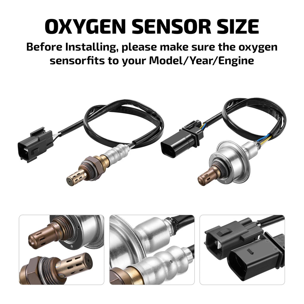 2Pcs O2 Oxygen Sensor for Hyundai Tucson (2010–2015) 2.4L 2.0L 234-5029