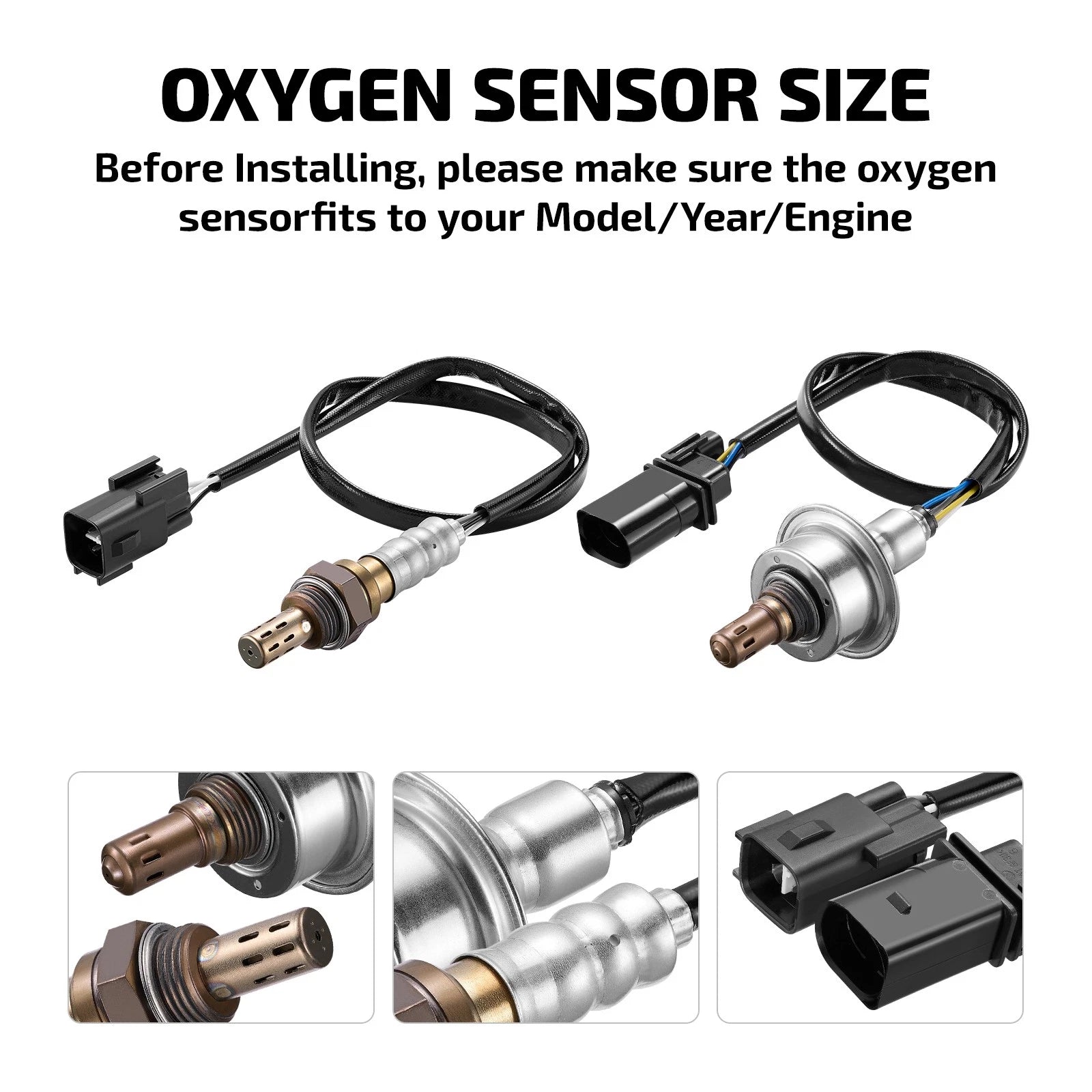 2Pcs O2 Oxygen Sensor for Hyundai Tucson (2010–2015) 2.4L 2.0L 234-5029