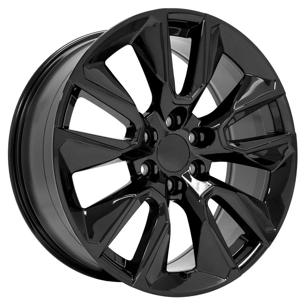 22 Inch Black Wheel Replacement for 2003–2014 Chevy Express 1500