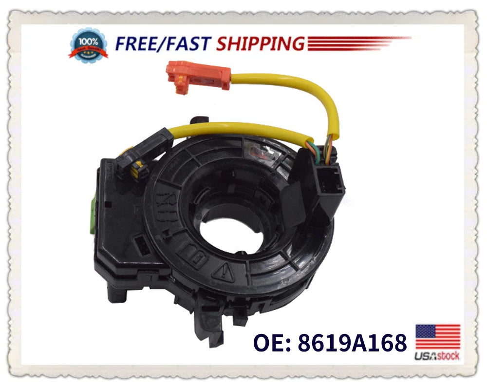 Squib Spiral Cable Clock Spring 8619A168 for Mitsubishi Outlander Mirage (2003–2023)