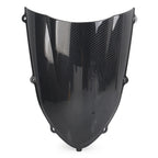 Black Carbon Fiber ABS Windshield Shield for Kawasaki ZX10R (2004–2005)