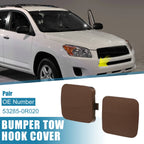 1 Pair Front Tow Hook Cap 53285-0R020 for Toyota RAV4 (2009–2012)