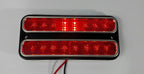 LED Side Marker Light Set Red Amber for Chevy Truck (1968–1972)