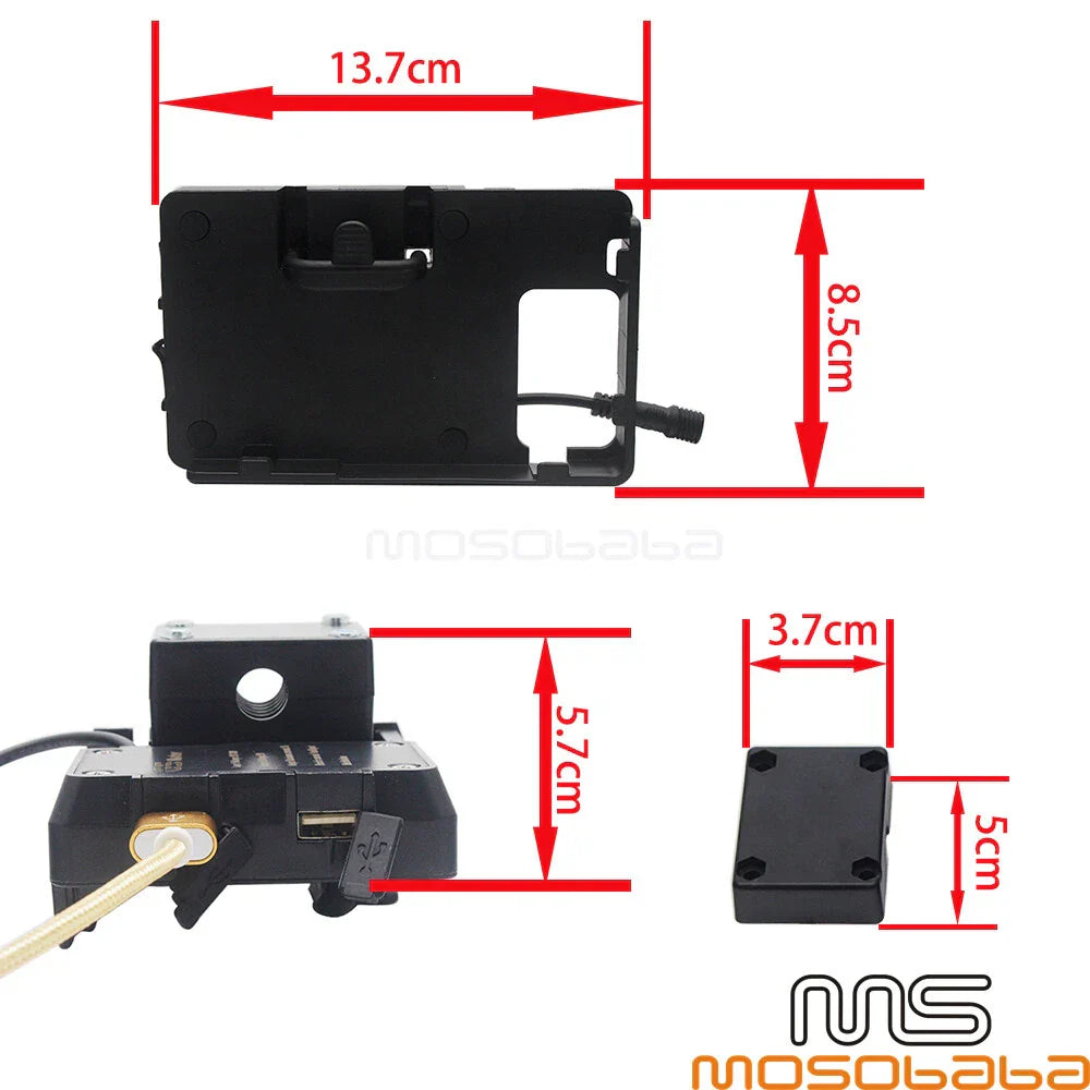 Mobile Phone Holder Mount for BMW R1200GS F700 (2013-2020)