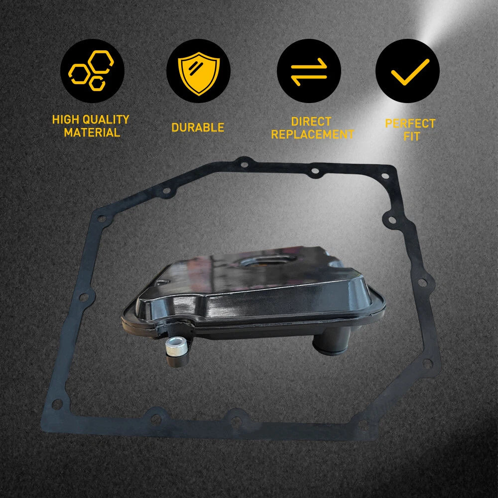 Transmission Filter Kit with Pan Gasket for Jeep Liberty Wrangler Dakota (2003–2012)