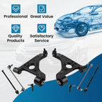 8pcs Front Suspension Lower Control Arms w/ Ball Joint for Chevy Trax (2013–2022)
