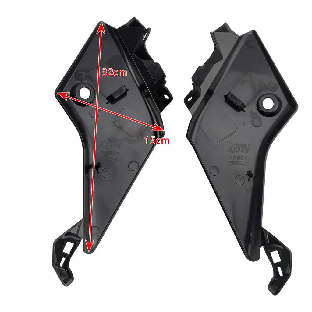 Side Seat Fairing Panel Cowl for Yamaha Tenere 700 (2019–2024) Black