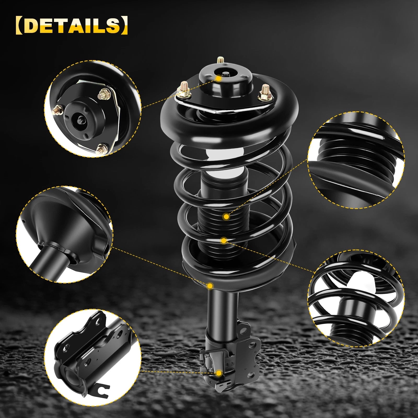Set of 2 Front Complete Struts for Nissan Maxima & Infiniti I30