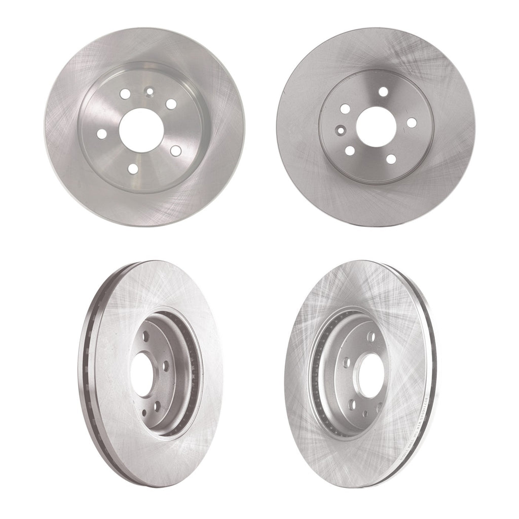 Front and Rear Disc Brake Rotors for Chevrolet Trax, Buick Encore (2013–2021)