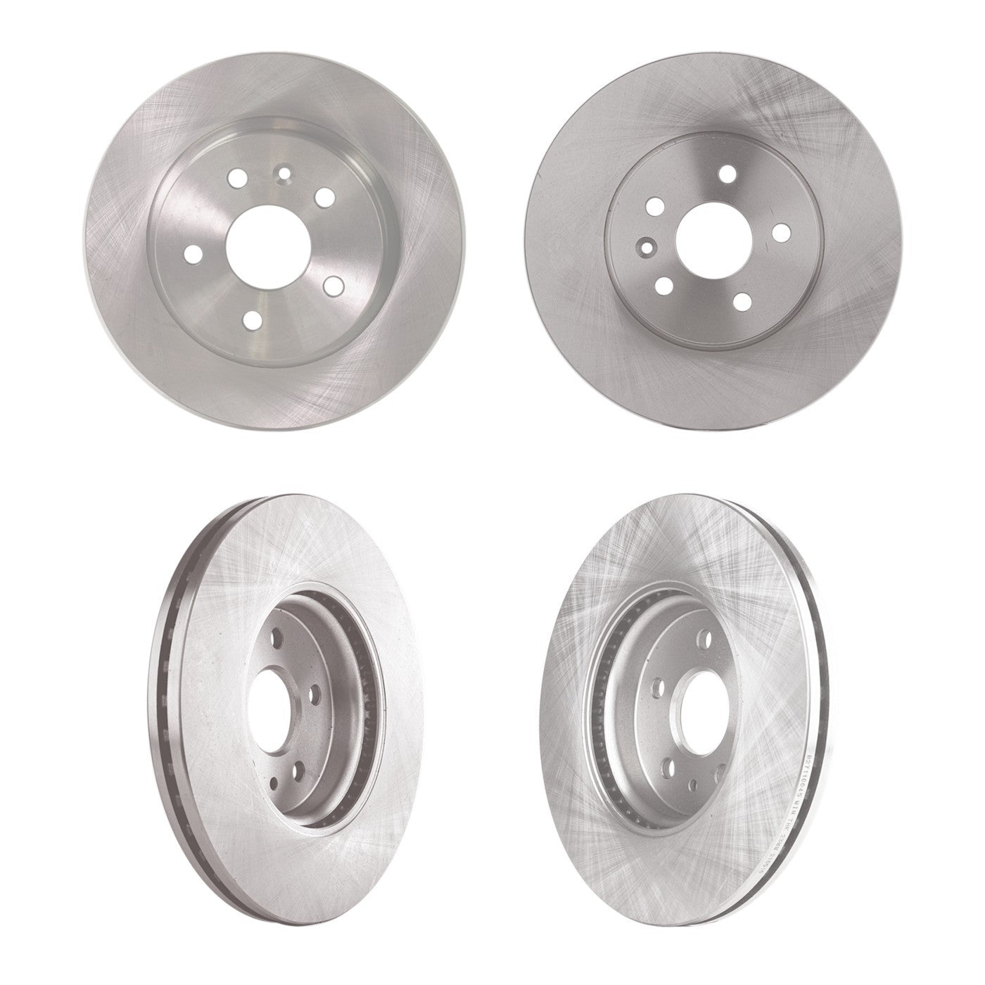 Front and Rear Disc Brake Rotors for Chevrolet Trax, Buick Encore (2013–2021)