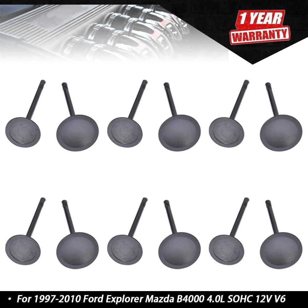 Intake and Exhaust Valves Kit for Ford Explorer Ranger Mazda B4000 (1997–2010)