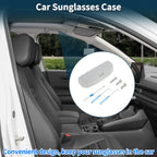 Sunglasses Case for Volkswagen Touran (2003–2015) Eyeglasses Holder White