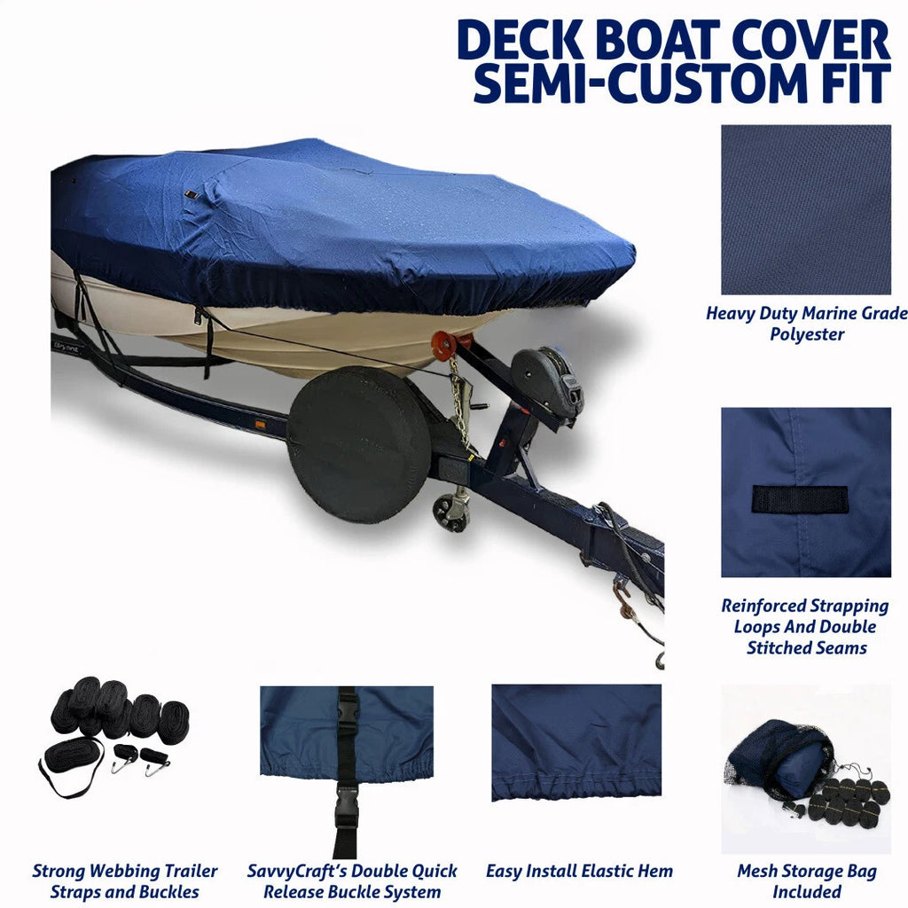 Heavy Duty Waterproof Jet Deck Boat Storage Cover for Sea Doo Islandia (2000–2005)