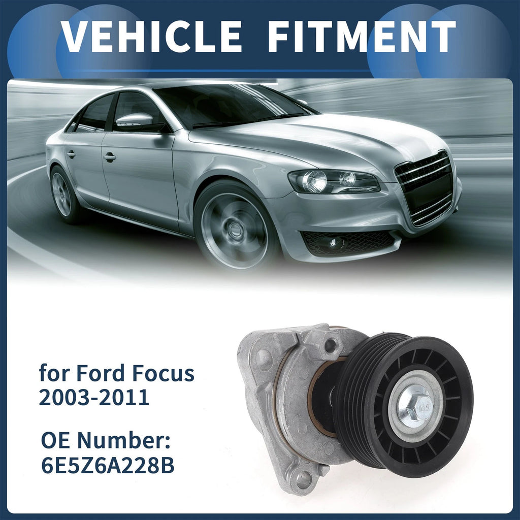 Belt Tensioner for Ford Escape (2009–2012) 2.5L L4 Gas No. 6E5Z6A228B