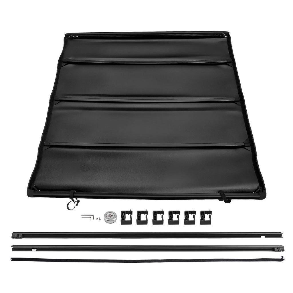 6.9ft Soft Roll-Up Tonneau Cover for Chevy Silverado 2500HD 3500HD (2020–2025)