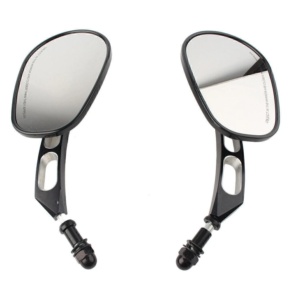 2pcs Rearview Side Mirror Gloss Black for Harley Sportster 883 (2004–2023)
