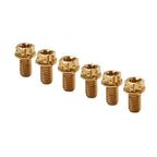 6pcs M8x30mm Titanium Torx Head Flange Bolts for Motorcycle Bike