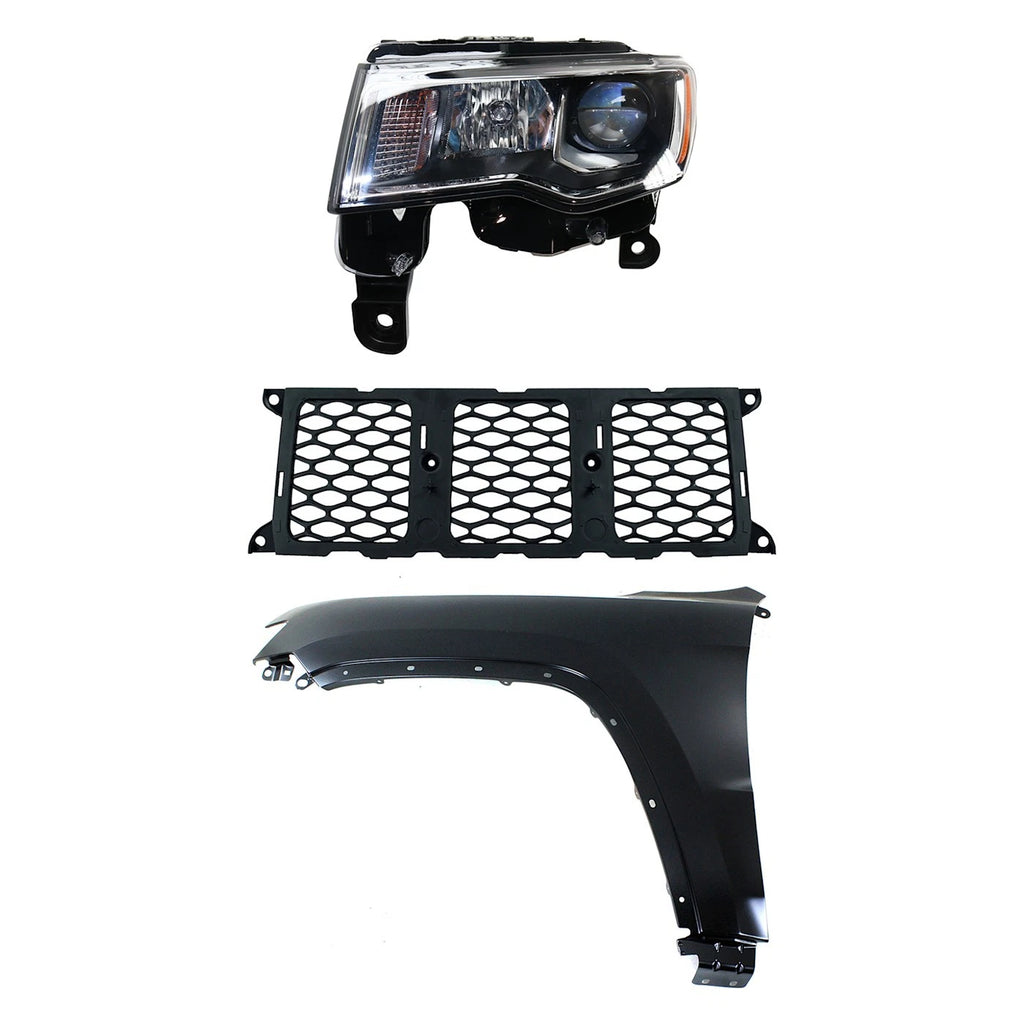 Fender Kit for Jeep Grand Cherokee (2017–2021) Front LH Steel