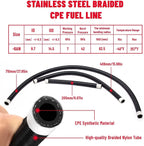 6AN Adjustable Fuel Pressure Regulator Kit with AN6 Fitting