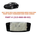 Right Side Dash Airbag for Mercedes-Benz E400 E300 (2017–2020) 213-860-00-02