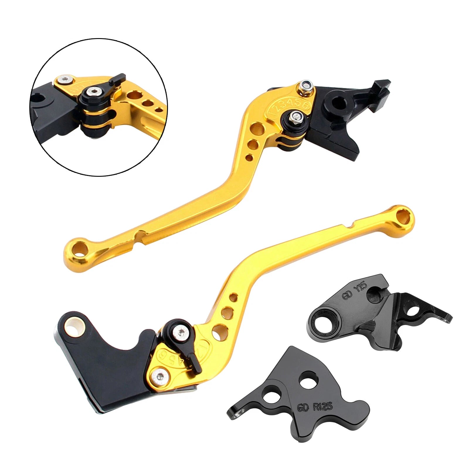 Long Clutch Brake Lever for Yamaha XSR 155 MT15 (2019–2022) A2