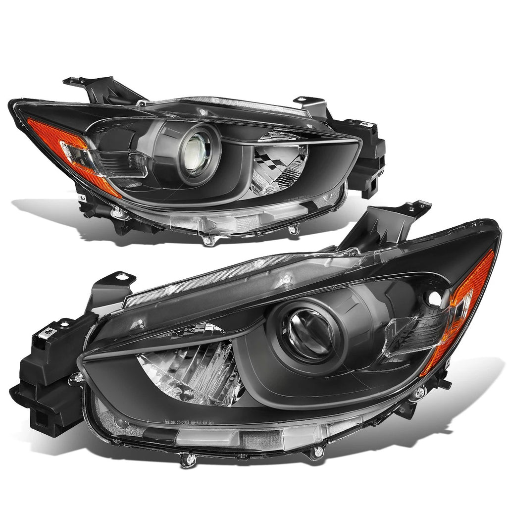 Pair of Projector Headlights for Mazda CX-5 (2013–2016) OE Style Black