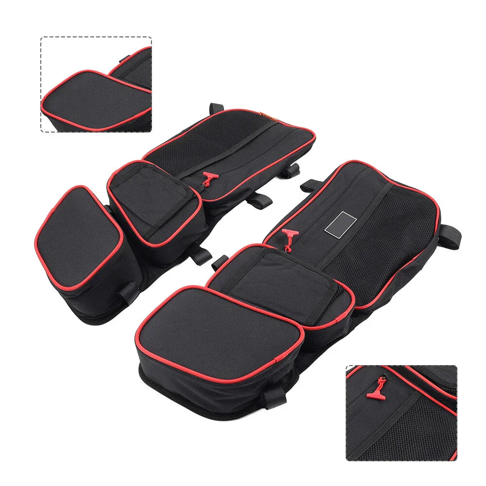 Front Side Door Storage Bags w/ Knee Pad for Can-Am Maverick X3 Turbo (17-24)