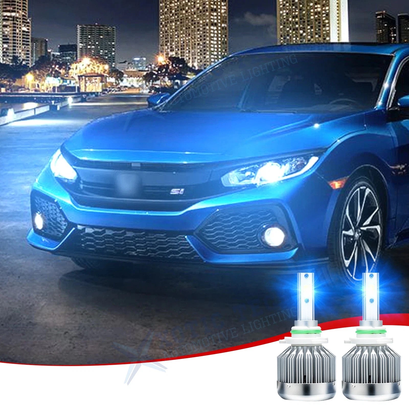 Ice Blue SAPPHIRE LED Low Beam Bulbs for Honda Accord (2007–2012)