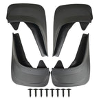 Set of 4 Universal Splash Guards Mudflaps for Car Pickup Truck SUV