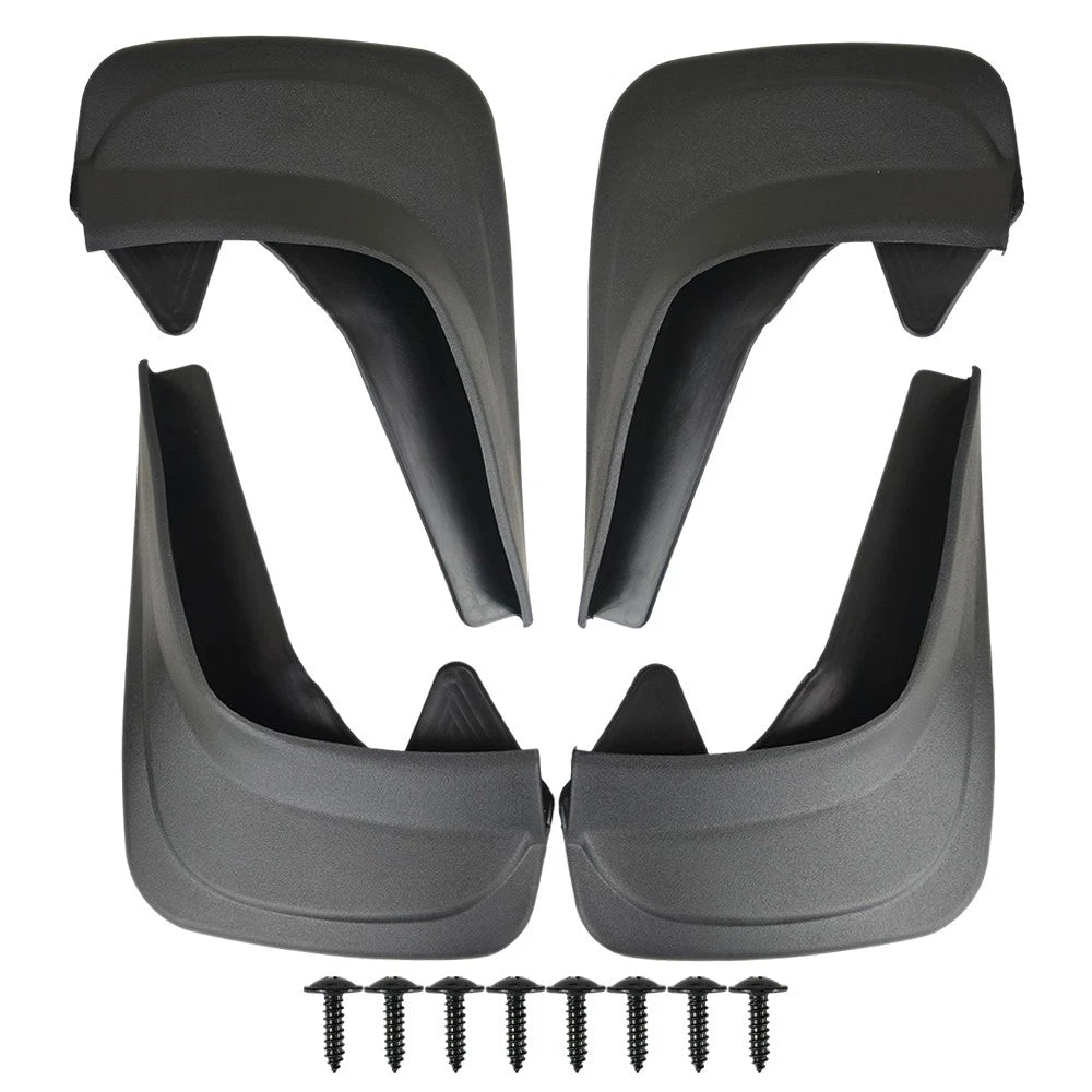 Set of 4 Universal Splash Guards Mudflaps for Car Pickup Truck SUV