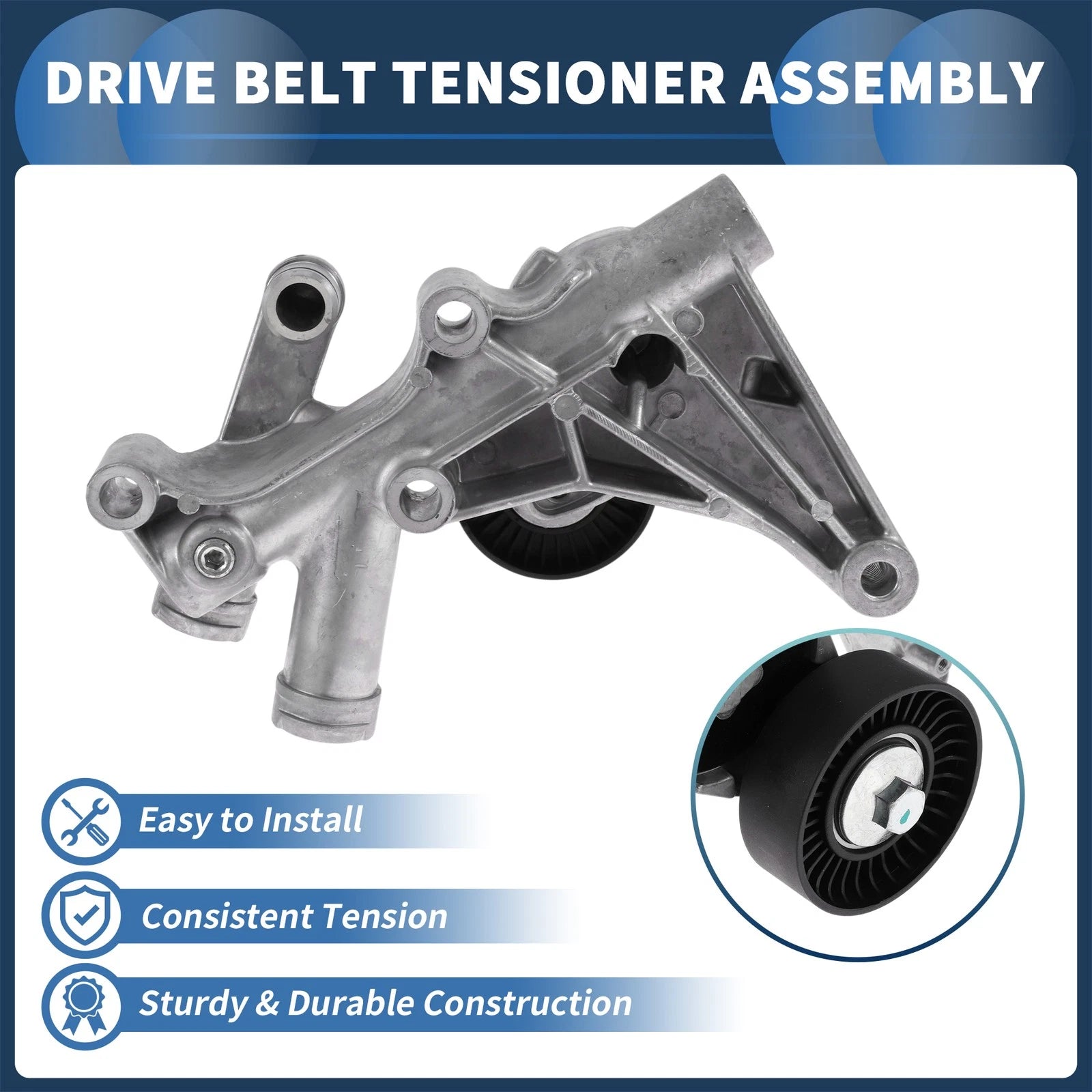 Belt Tensioner for Buick Regal (1995–1998) No. 24502406/24504818 Metal