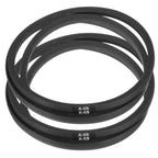 Set of 2 Rubber V Belts A654L670 for Power Transmission (65 Inch)