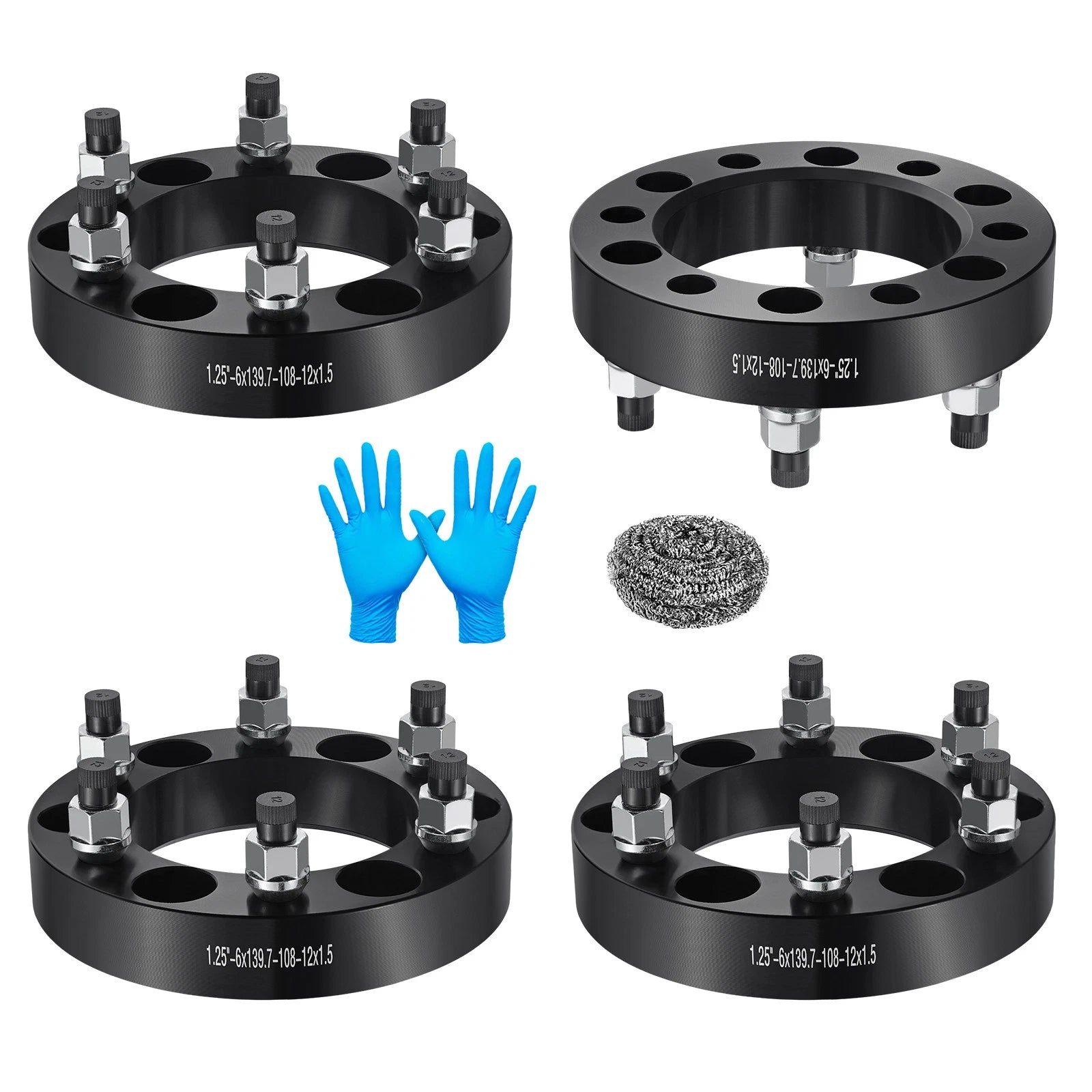 4PCS 1.25" 6x5.5 Wheel Spacers for Isuzu i-280 (2006–2006)