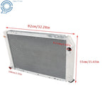 3 Row Radiator for Ford F150 F250 F350 Bronco (1980–1984)