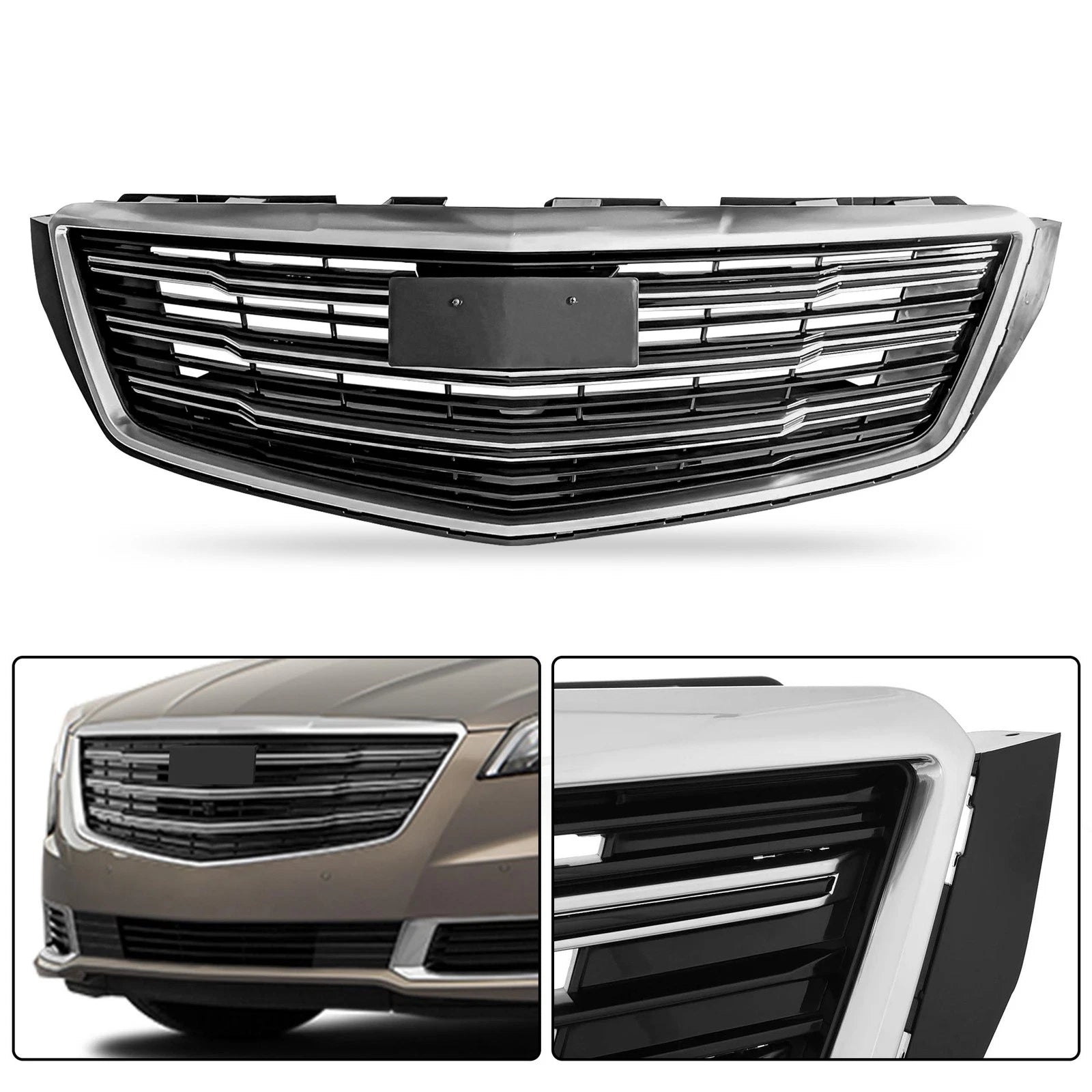Chrome Front Upper Grille for Cadillac XTS (2018-2019)