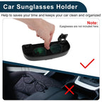 Sunglasses Case for Mercedes-Benz E Class (2017–2023) Eyeglasses Holder Black