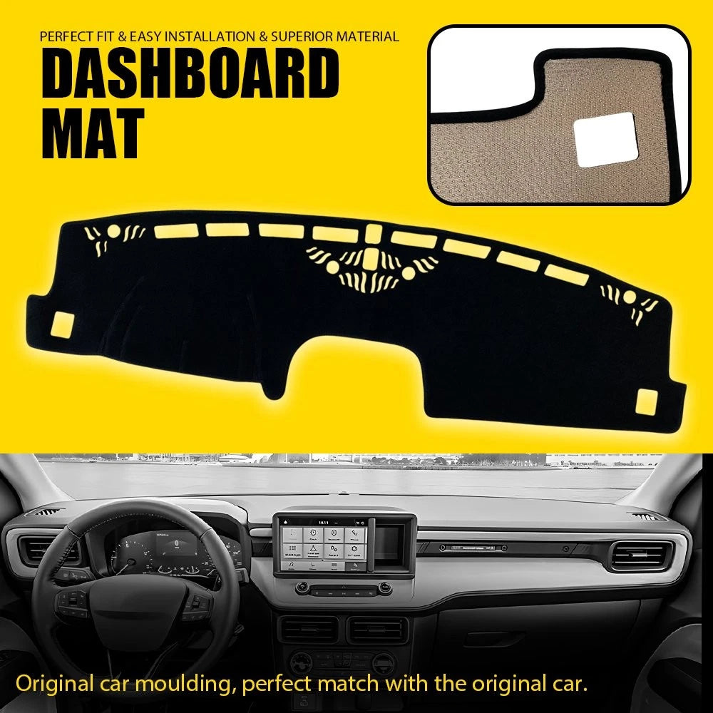 Dashboard Cover for Ford Maverick (2022–2025) Anti-Glare Dash Mat Pad