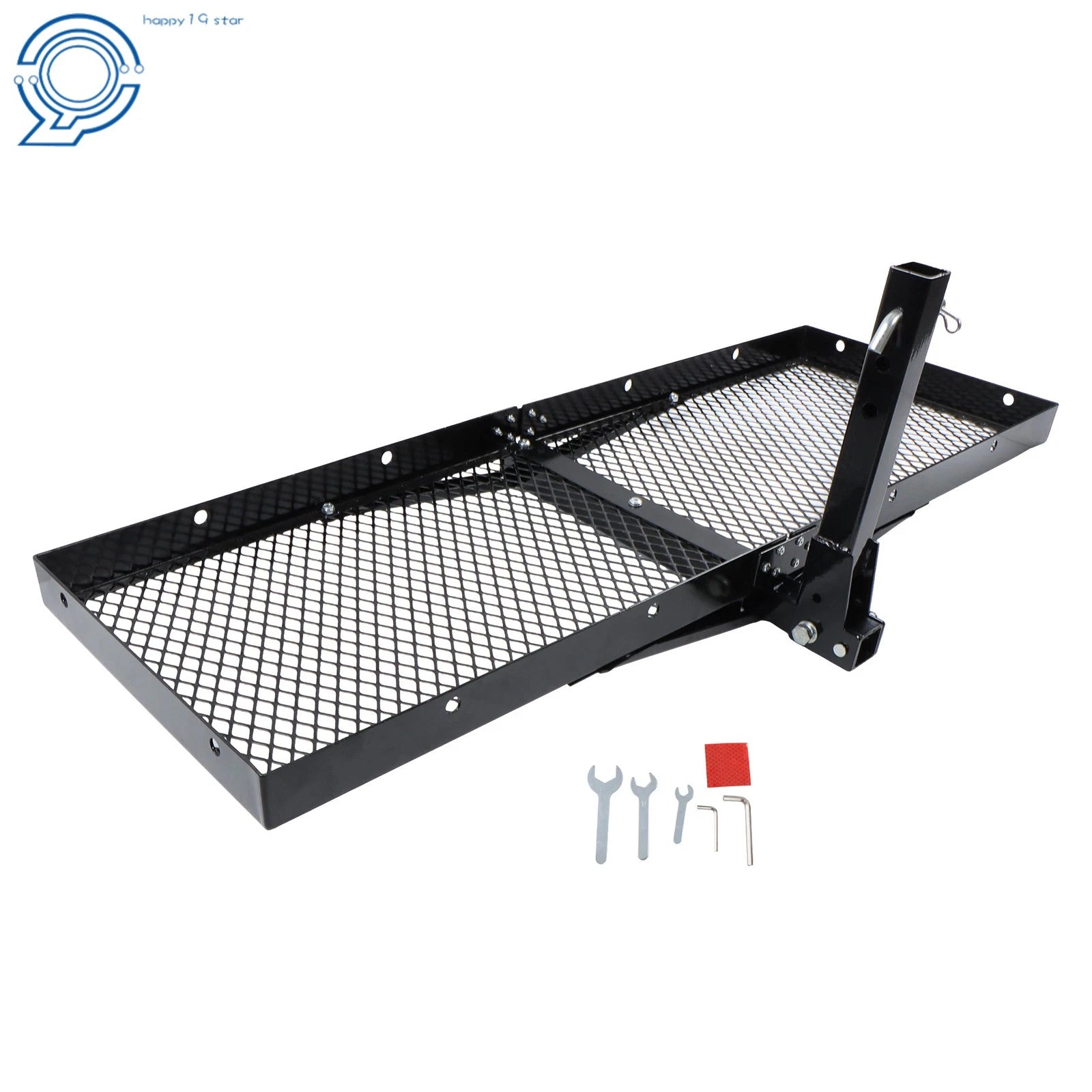 Hitch Mount Cargo Rack Carrier for Universal Vehicles (500LB Capacity)