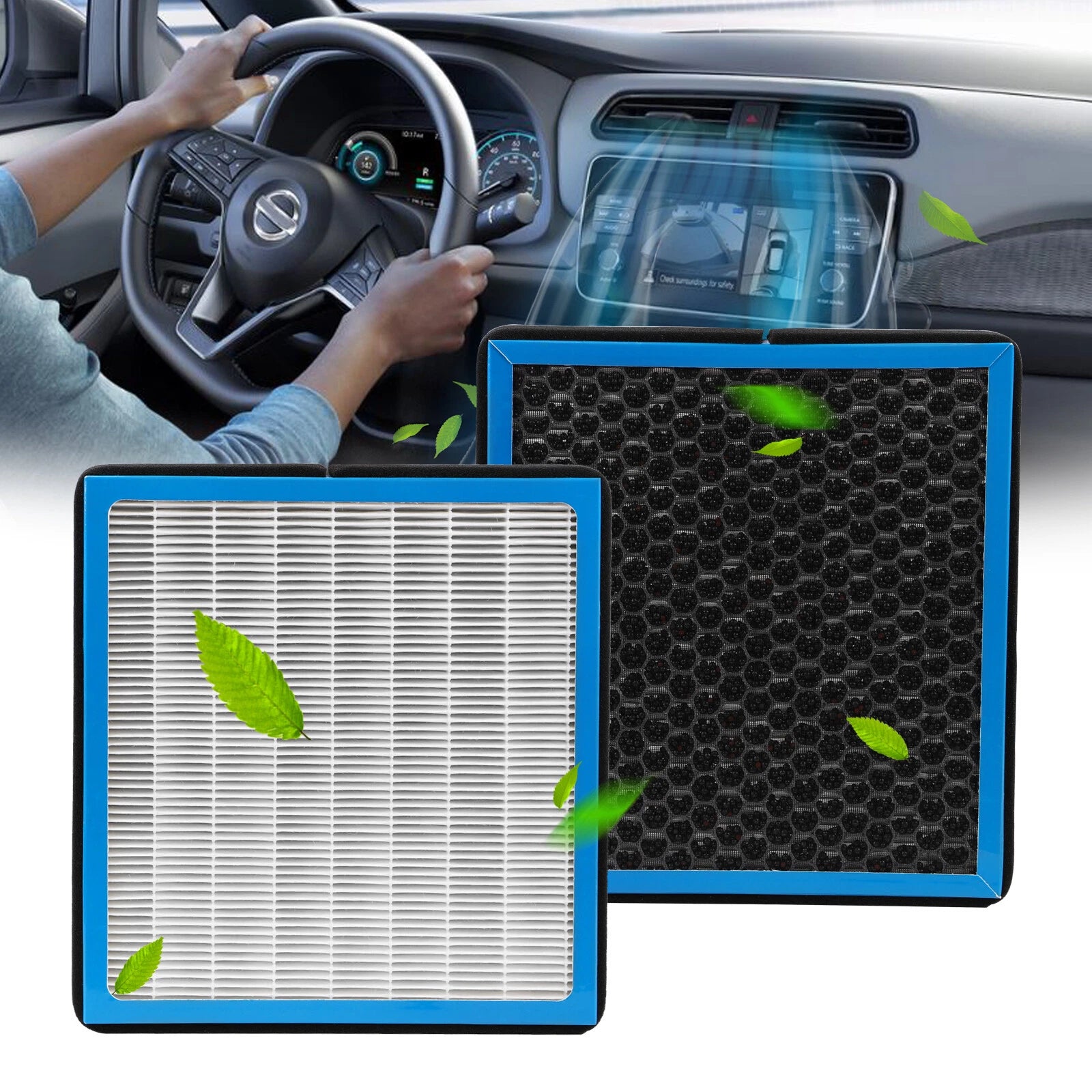 1PC HEPA Cabin Air Filter for Chevrolet Silverado 1500/2500/3500 (2014–2023)