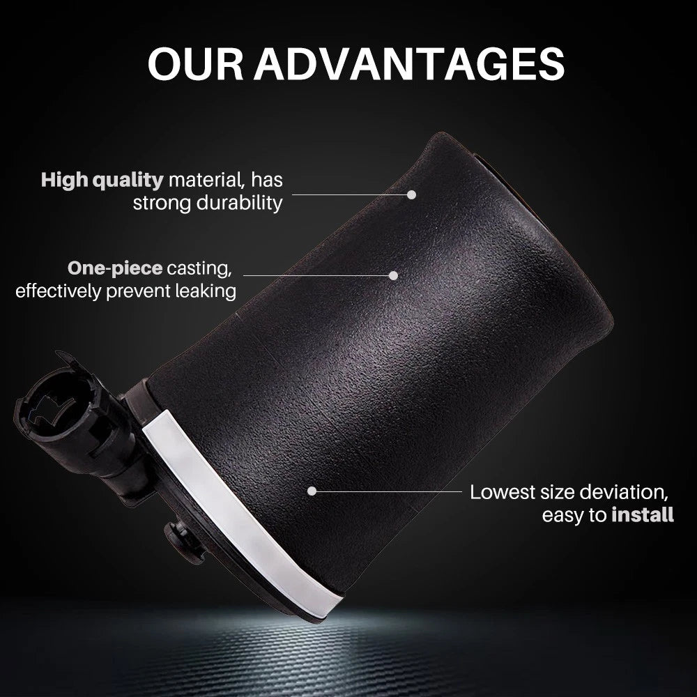 2X Rear Air Suspension Bags & Compressor for Lincoln Town Car (1990–2011)